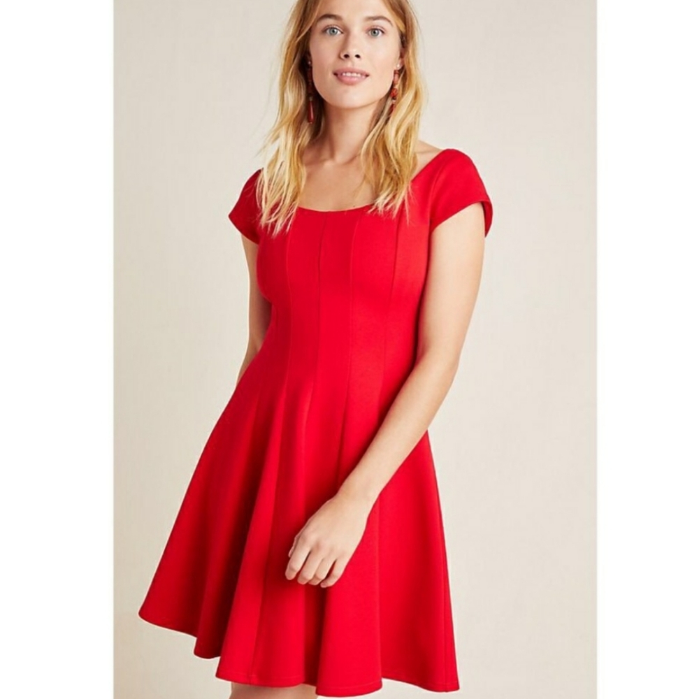 Anthropologie Bailey 44 Romantic Red Mini Date Night Dress Valentine's Day XL